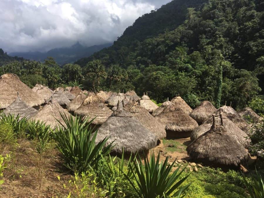 sierra nevadas, ciudad perdida, lost city, places to go in colombia, things to do in colombia, cartagena, colombia, colombia destinations, cartagena turismo, tour cartagena, Cartagena de indias playas, grass huts in the jungle