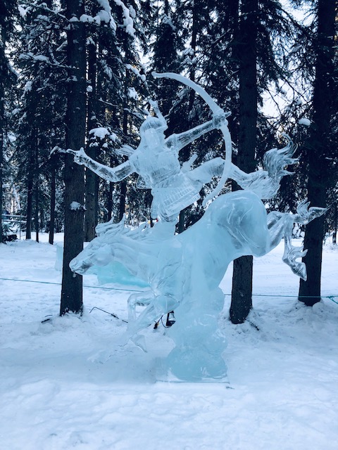 alaska, things to do in Fairbanks, ice sculpture competition, ice sculpture