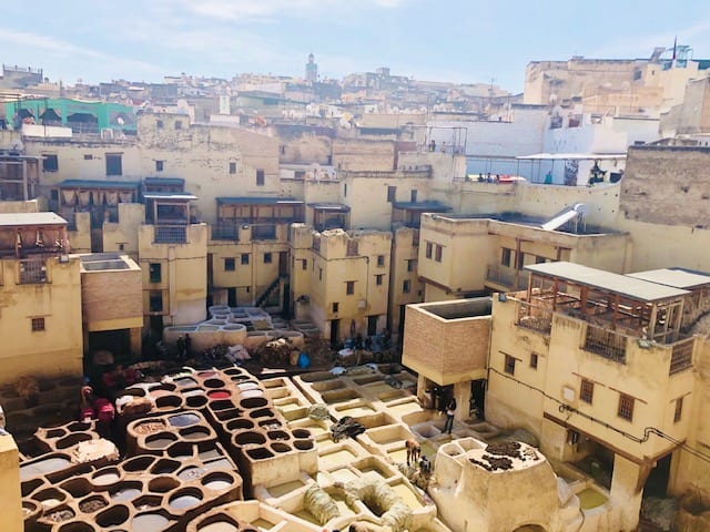 Fes tannery, fes medina, things to do in fes, what to do in fes, what to see in fes, fes attractions, things to do in fes morocco