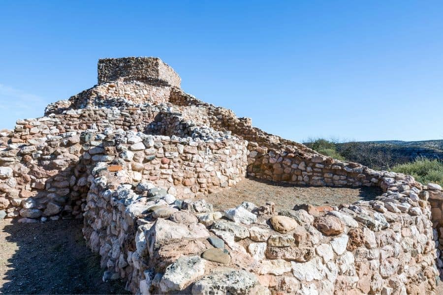  native american ruins in arizona, indian ruins in arizona, tuzigoot, tuzigoot indian ruins,