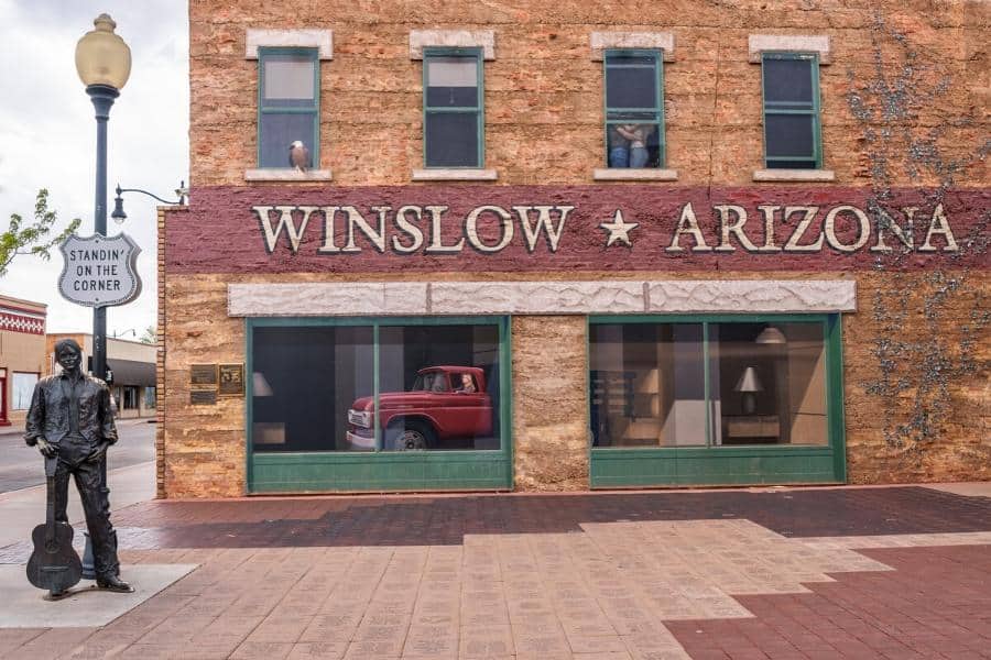 winslow arizona, winslow az, corner in winslow arizona