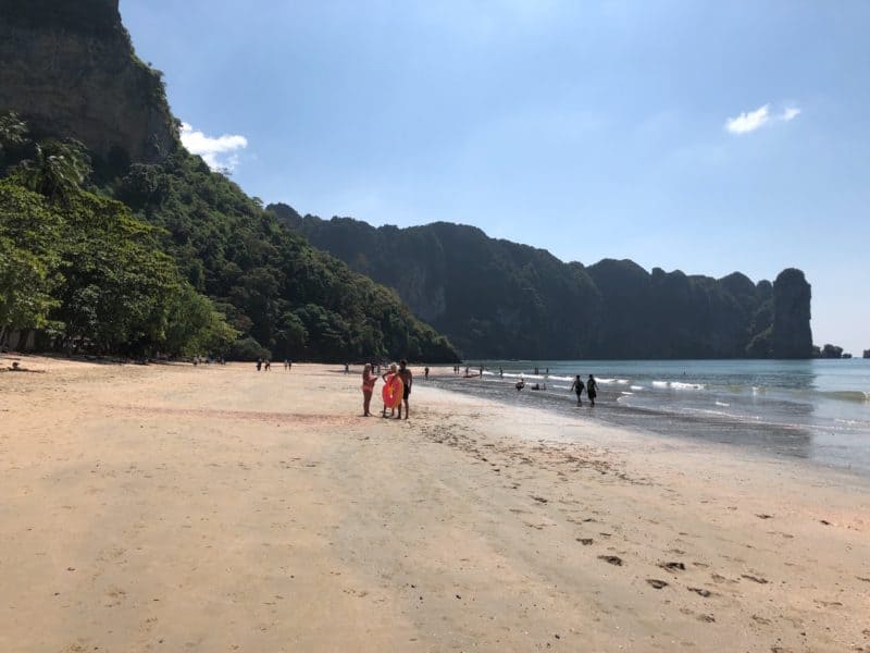ao nang beach, thai beach, thailand beach, thailand paradise, thai paradise, beach, people walking on a beach