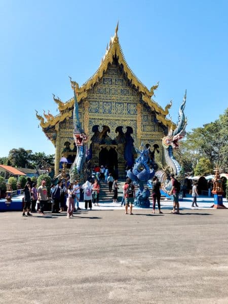 chiang rai temple, things to do in chiang rai, chiang rai temples, blue temple, Tiger Dancing Temple, Wat Rong Suea Ten