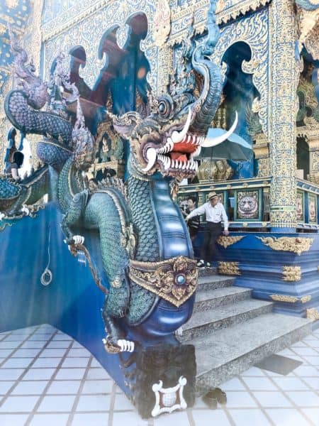 chiang rai temple, things to do in chiang rai, chiang rai temples, blue temple, Tiger Dancing Temple, Wat Rong Suea Ten, chiang mai to chiang rai