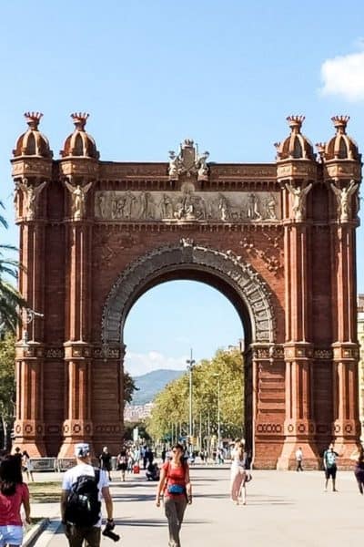 arco de triumfo, arc de triomf, triumphal arch, barcelona arch