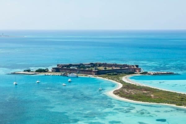 Fort Jefferson at Garden Key, national parks of Florida, floridas national parks, best state parks in florida