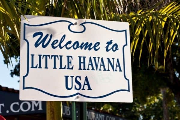 Little Havana sign, things to do in miami fl, unique things to do in miami, miami tourist attractions, places to go in miami, things to do in miami today