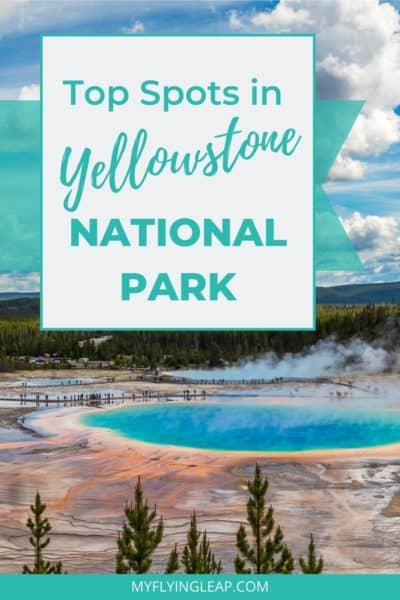 Rainbow springs in yellowstone national park