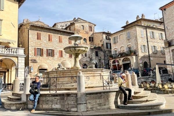 assissi courtyard, yoga luxury retreats