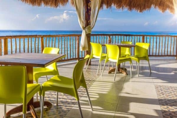 beachfront cafe in cozumel, places to eat in cozumel 