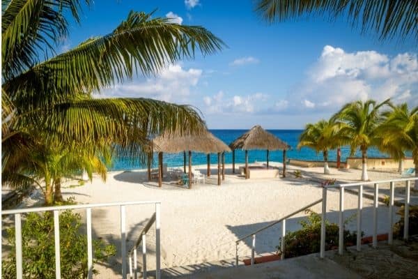 beach hotel cabanas in cozumel, all inclusives in cozumel