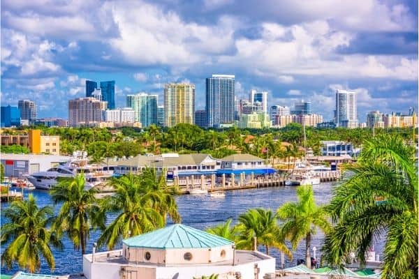 aerial view of fort lauderdale, things to do in fort lauderdale fl