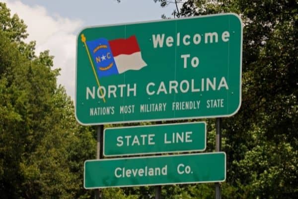 north carolina state sign, best places to visit in north carolina, attractions in north carolina