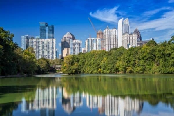 lake in piedmont park, activities to do in atlanta, cheap things to do in atlanta


