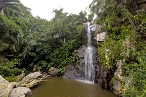 waterfall in yelapa, jungle setting, best day trips from puerto vallarta
