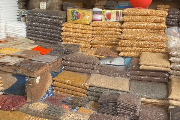 spices in local market