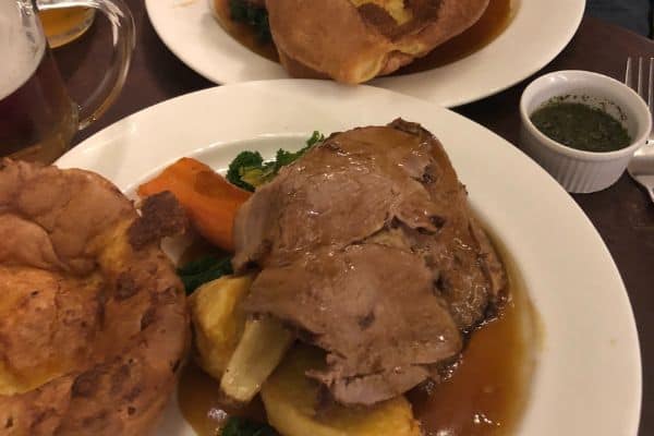 traditional english roast, 3 days in london itinerary, places to go in london
