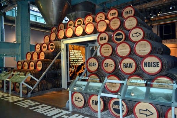 barrels in the guinness storehouse, dublin attractions, dublin tourist attractions, guinness, guinness beer