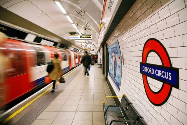 london underground tube, oxford circus sign, things to din central london