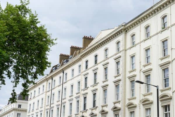 white houses in south kensington, cool places to stay in london, best places to stay in london