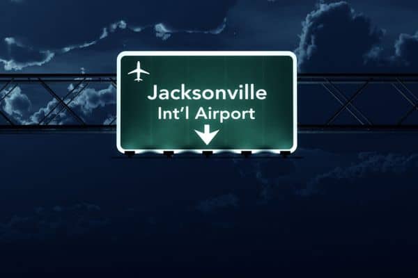 jacksonville airport sign