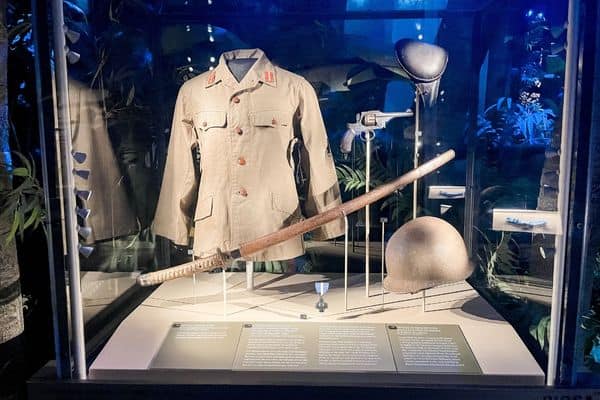 wwii soldiers uniform with clothes and hat 