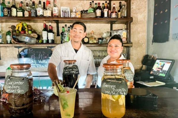 Chaa Creek bartenders and their incredible concoctions