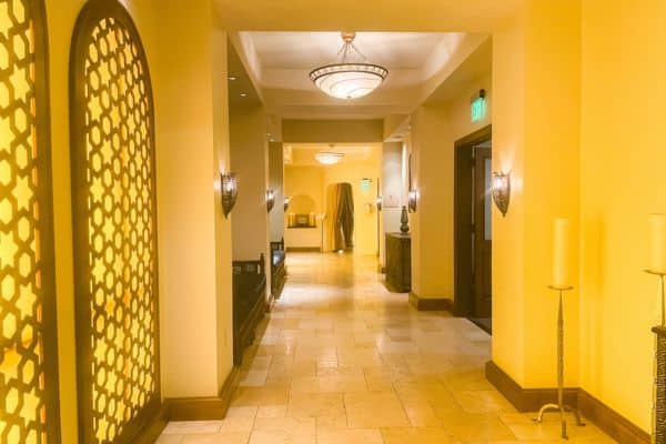 hallway leadng to one of the spa rooms, spa resorts in arizona, arizona spa resort