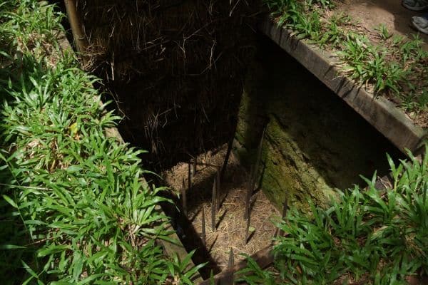 inside of one of the chi chi tunnels, ho chi minh itinerary, 3 days in ho chi minh
