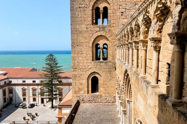 view from tower, ocean in the distance, things to do in cefalu
