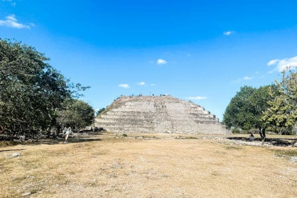 small mayan ruin outside the city of izamal