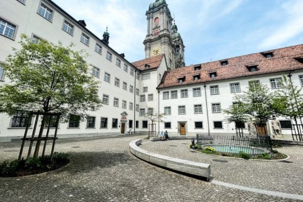 main building in one of the squares of st gallen. st. gallen switzerland, st gallen things to d, day trips, tours 